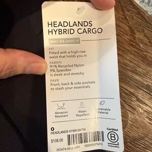 Headlands Hybrid Cargo Pants -Athleta